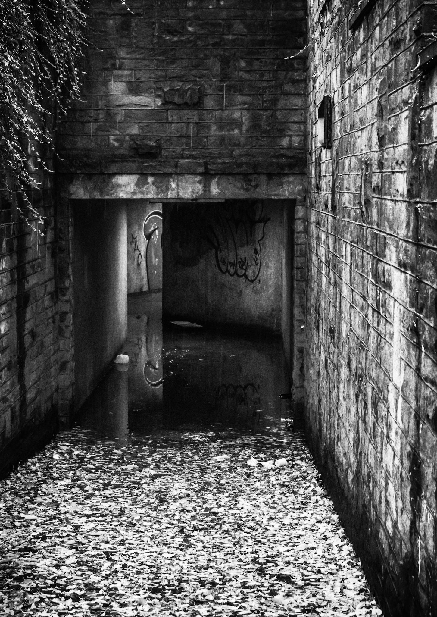 Uninviting underpass