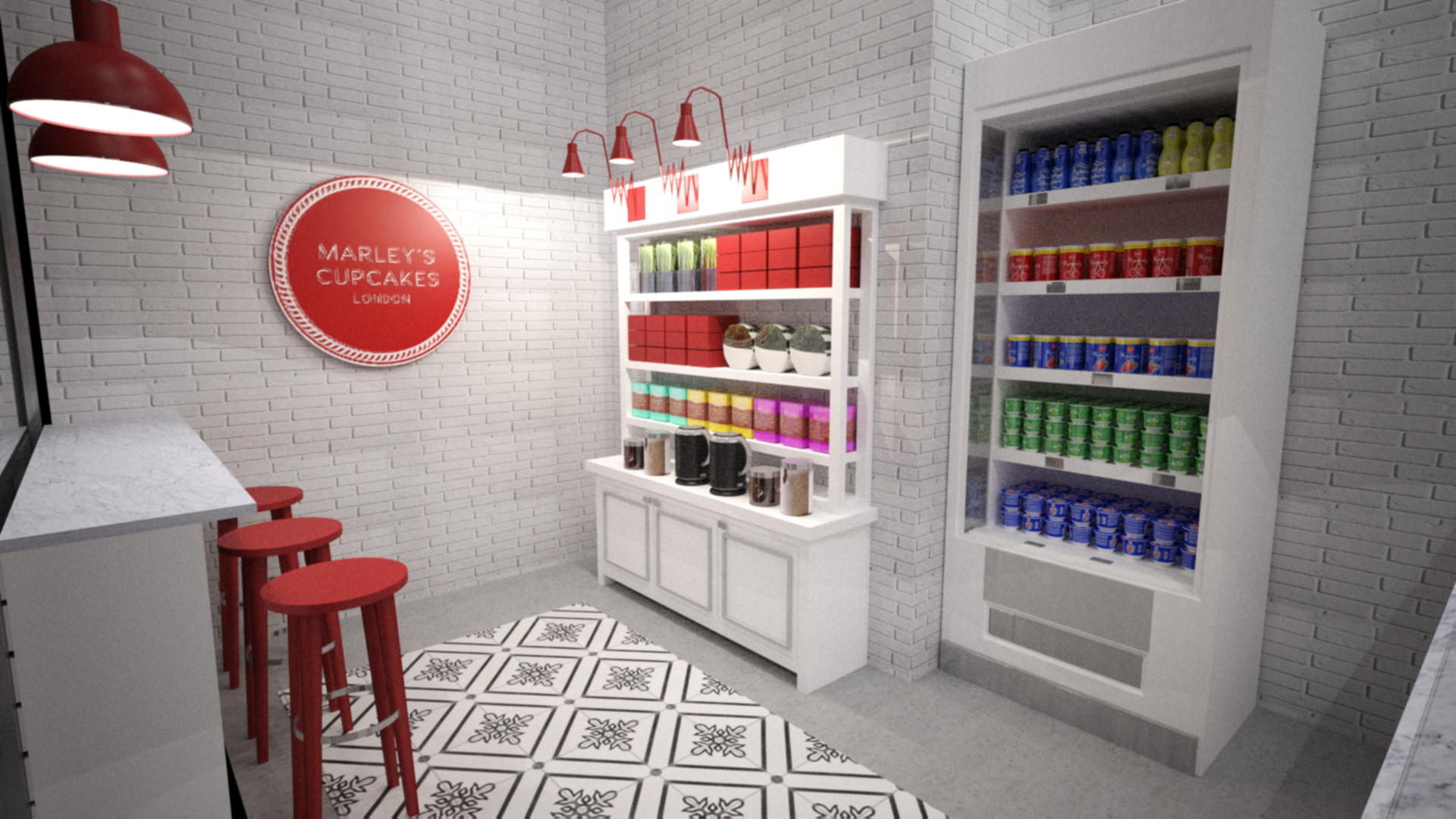 Marley's Cupcakes Store Design