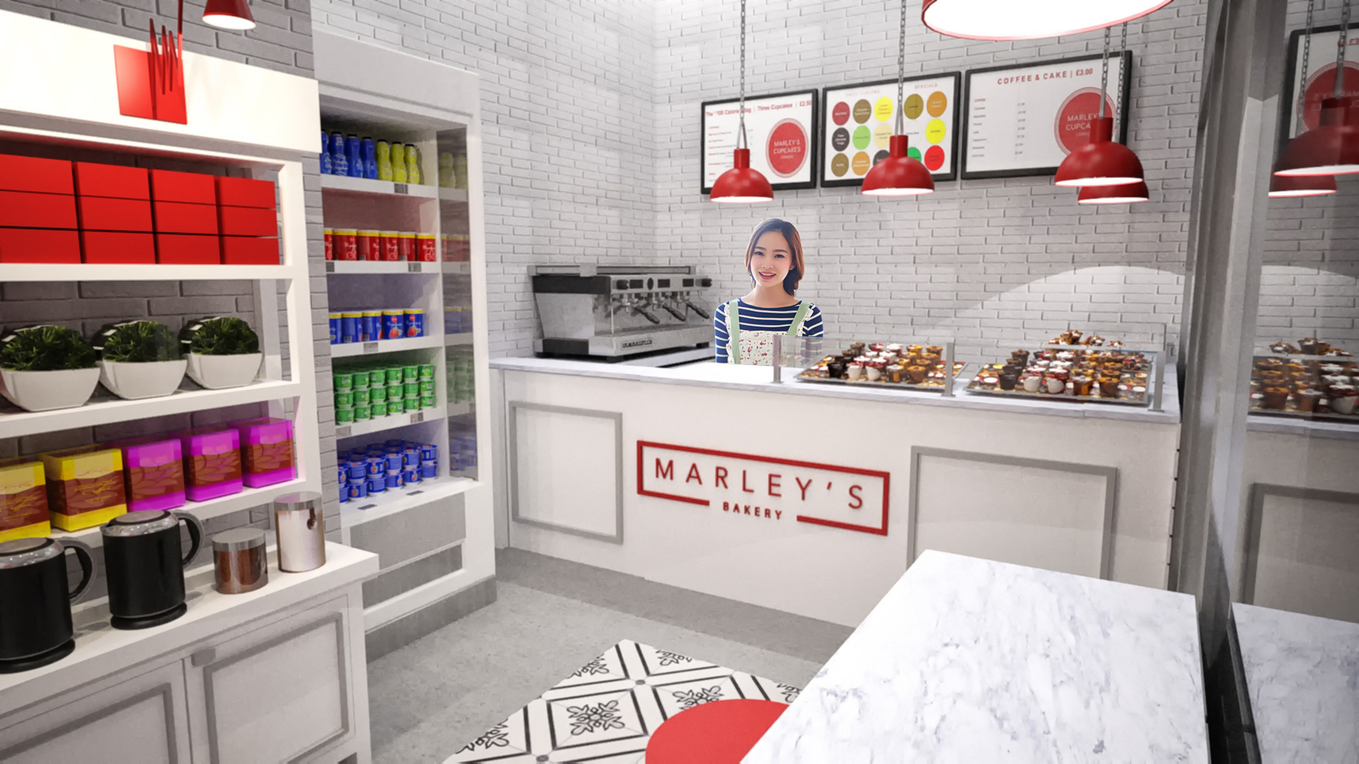 Marley's Cupcakes Store Design