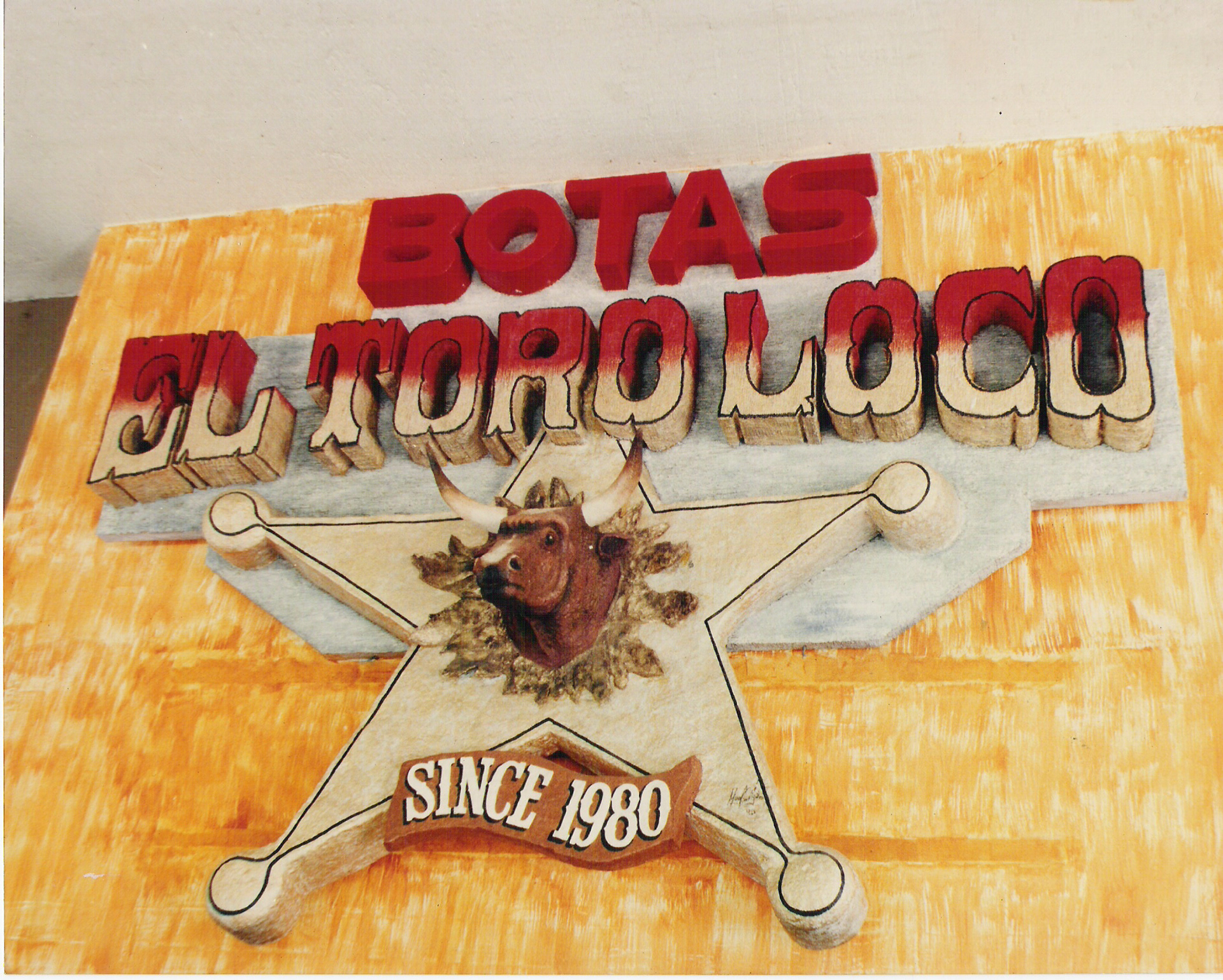 My first handmade store decoration at 22 years old. Boot store design and production of all retail areas.