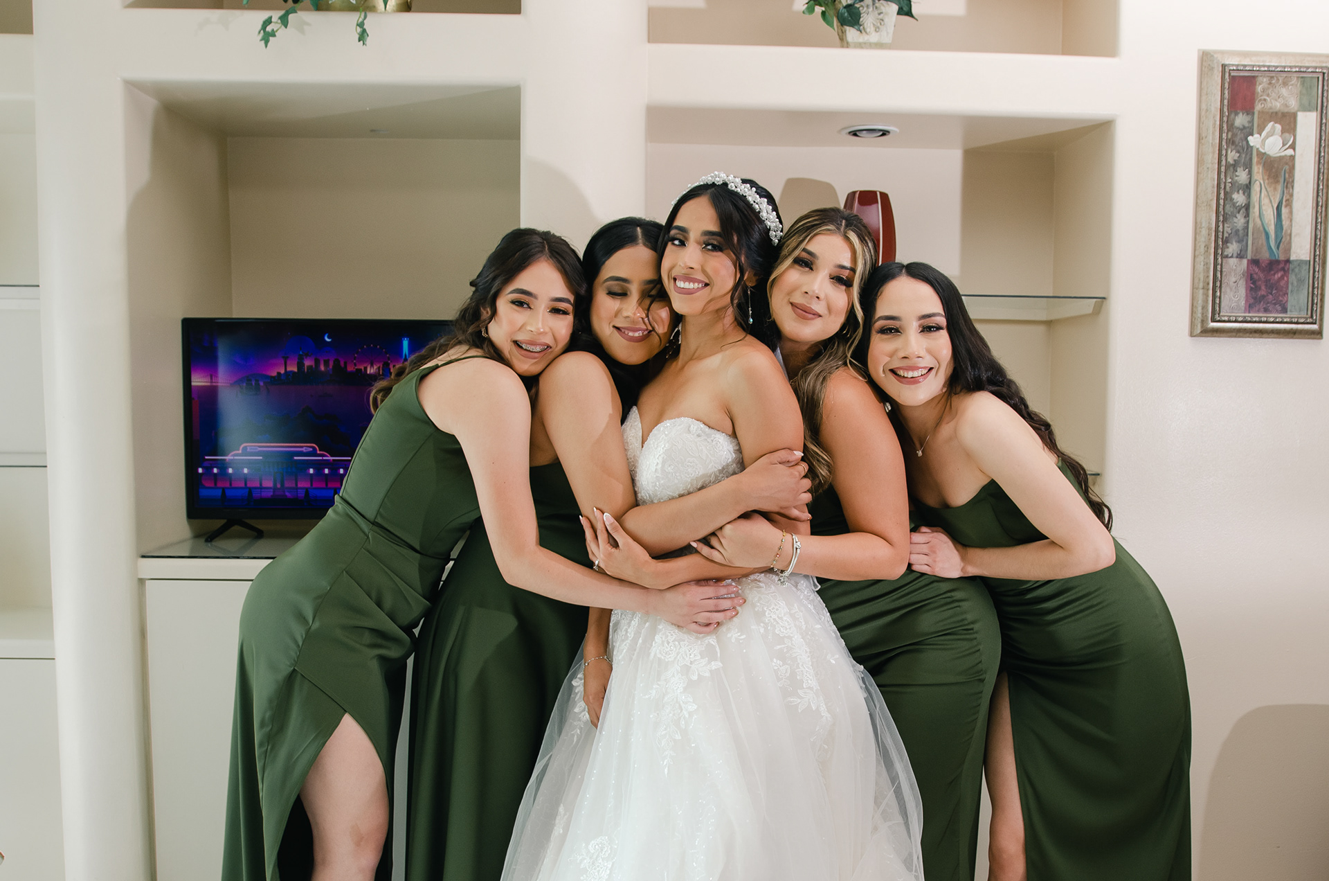 Retrato con damas