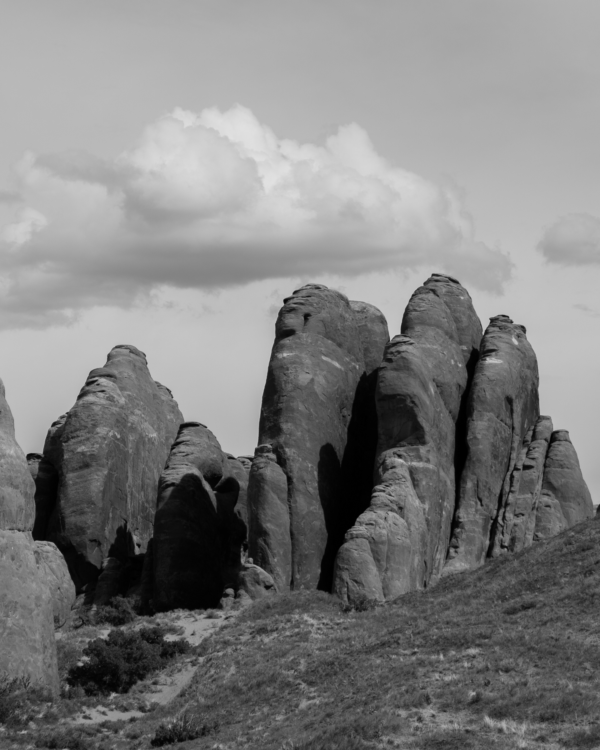 "Fingers" of rock in Arches NP