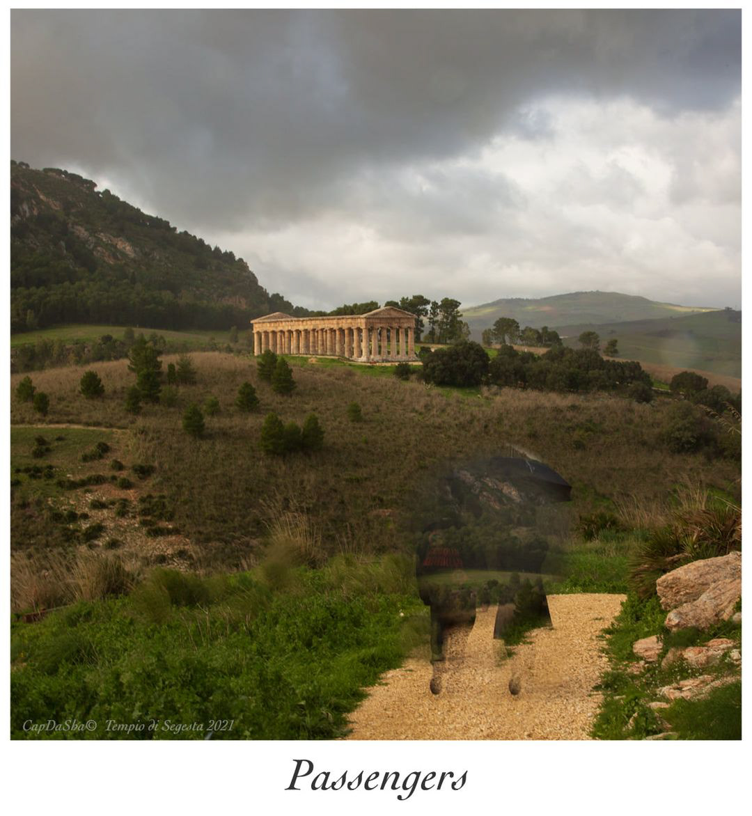 Fine art paesaggio segesta sicilia tempo passengers