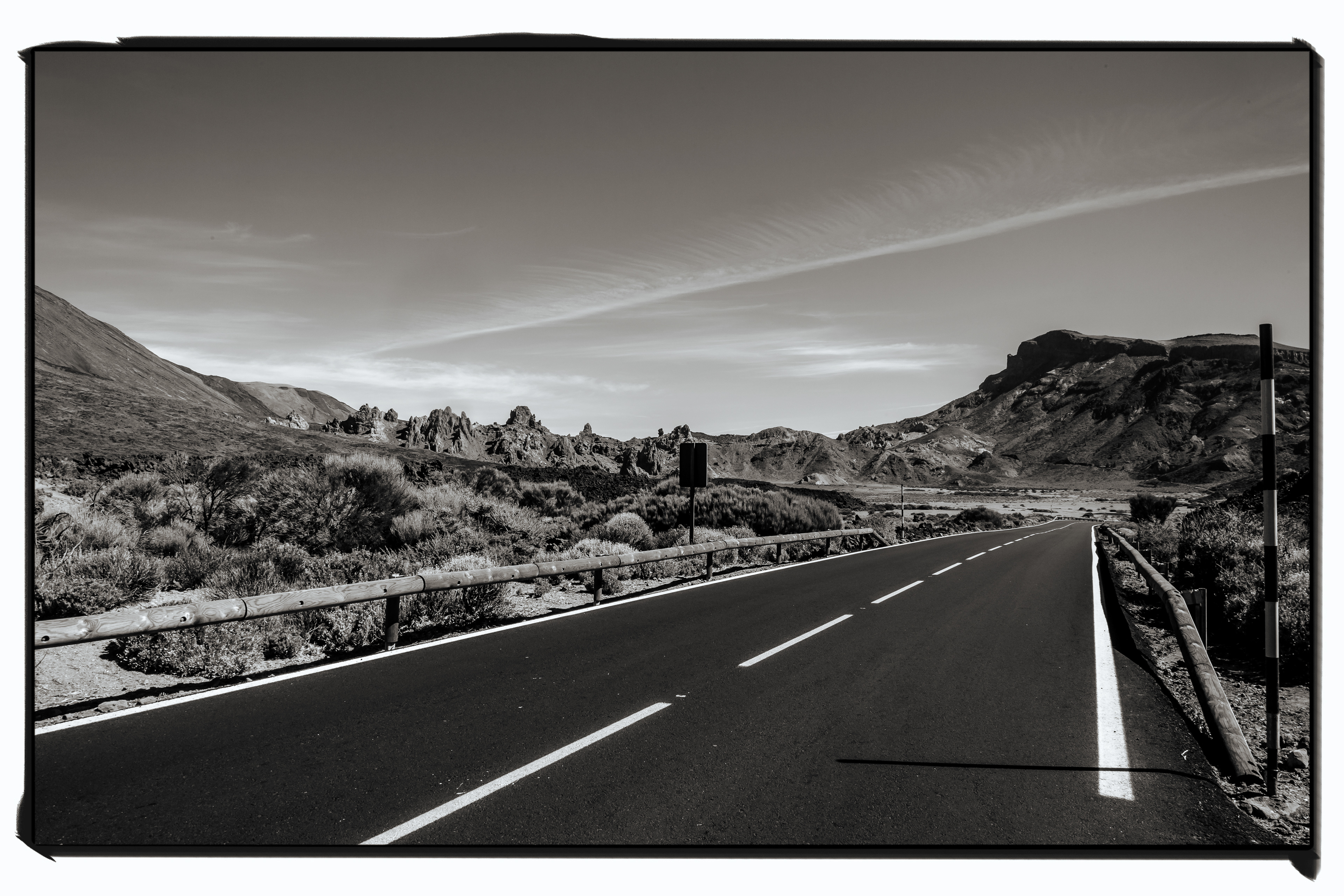 Promozione turistica fotografia paesaggio sul Vulcano Teide Spagna