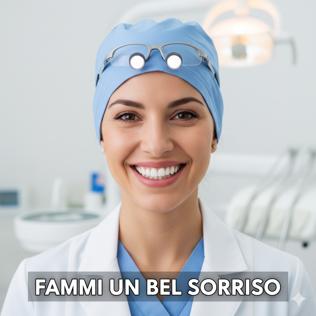 Immagine di ritratto IA Contenuti Visivi Odontoiatria Milano CapDaSha 