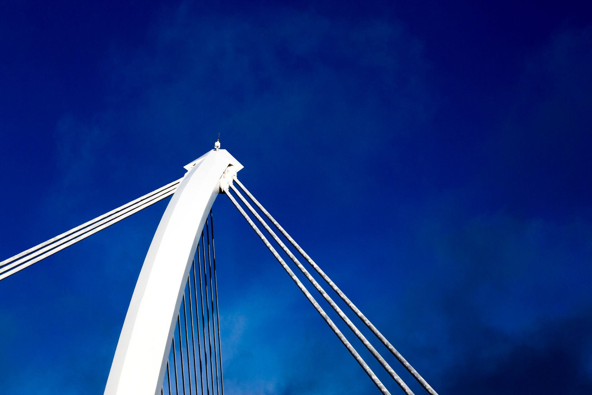 Samual Beckett  Bridge with blue sky