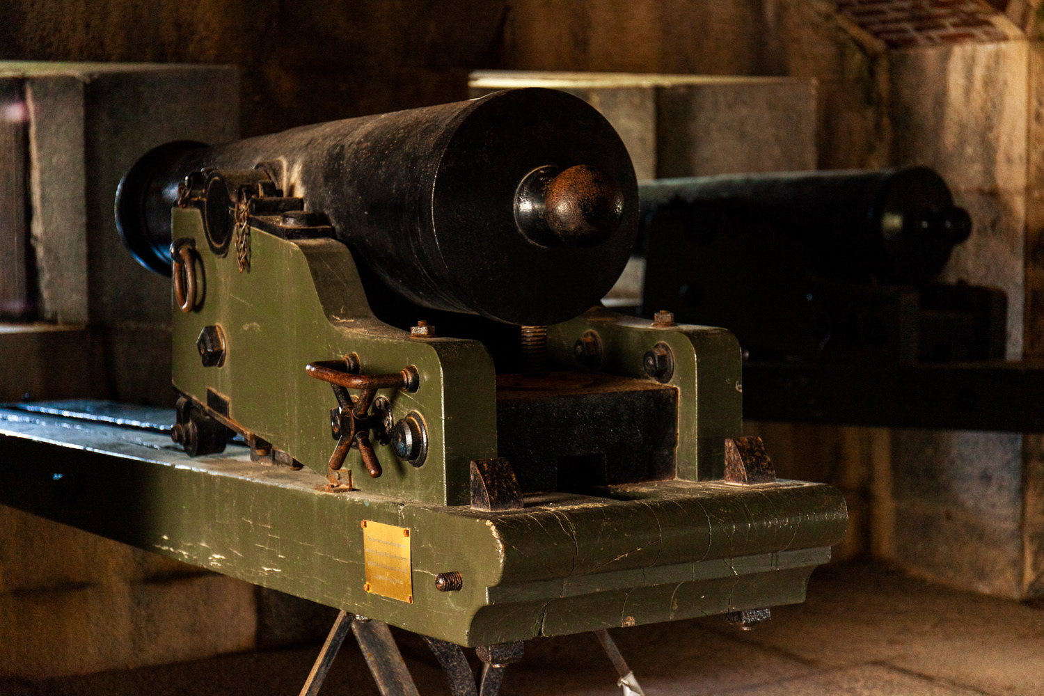 Fort Knox's cannon stations.