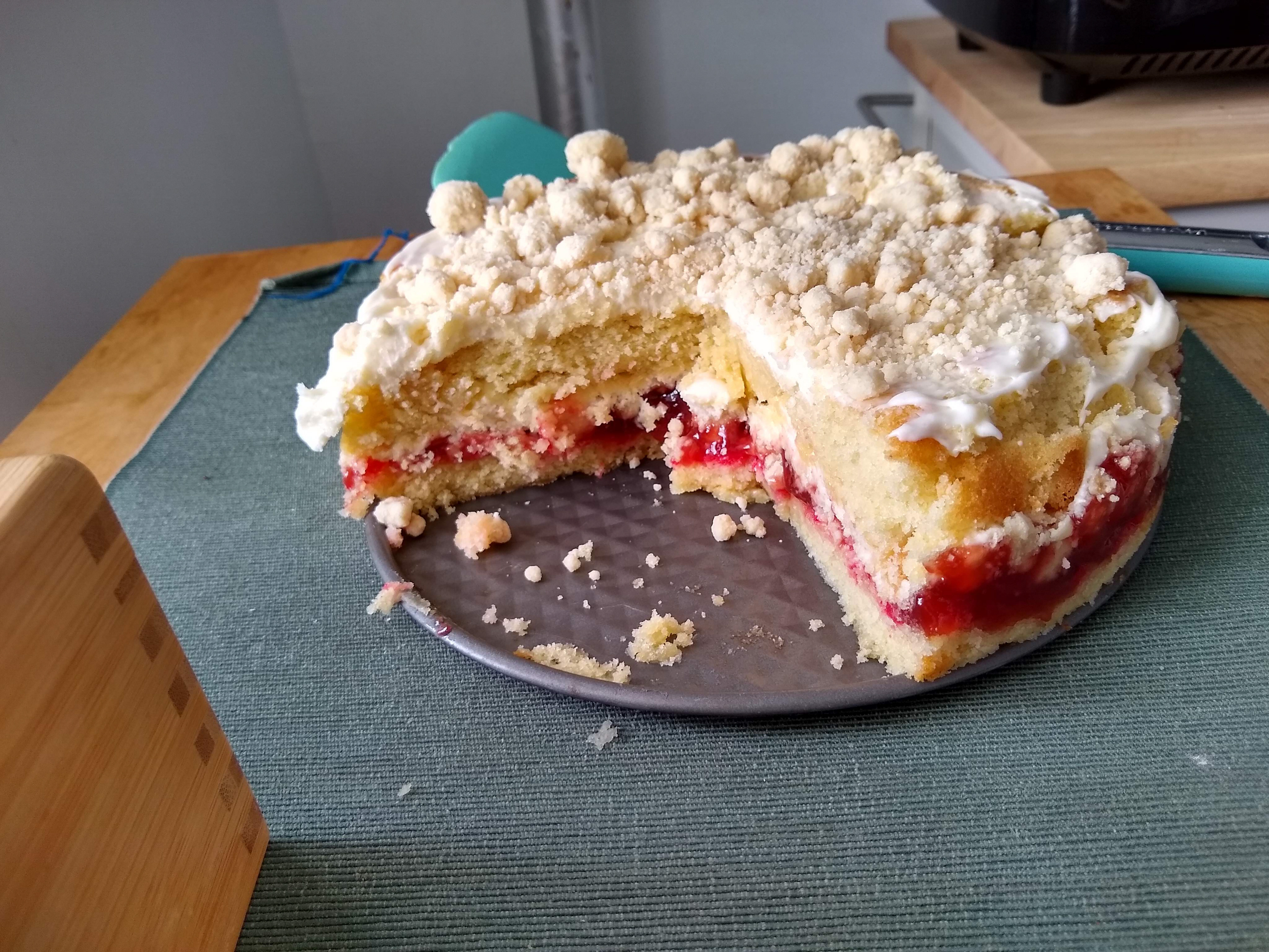 Attempt at Milk Bar's Strawberry Shortcake