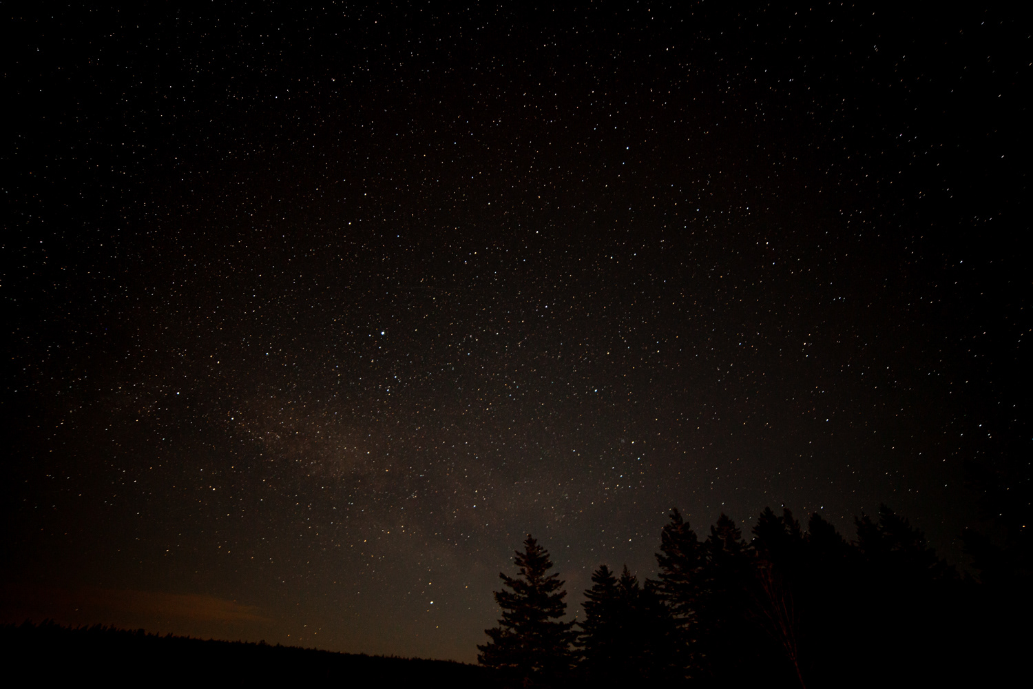 The night sky at Frazer Point Park.