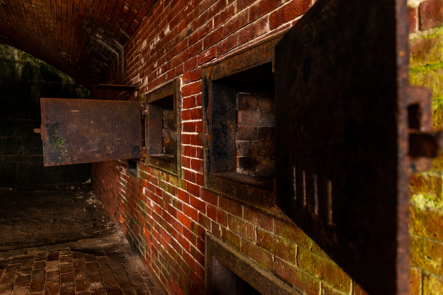 Ovens for baking bread.