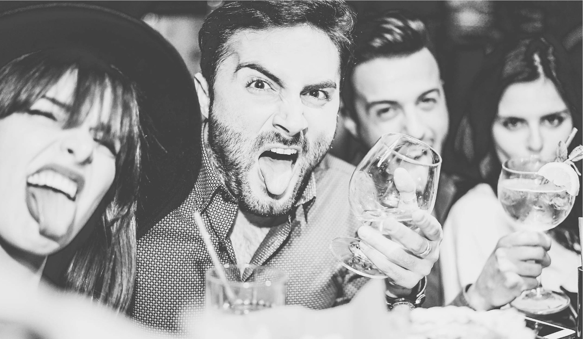 Group of people drinking wine