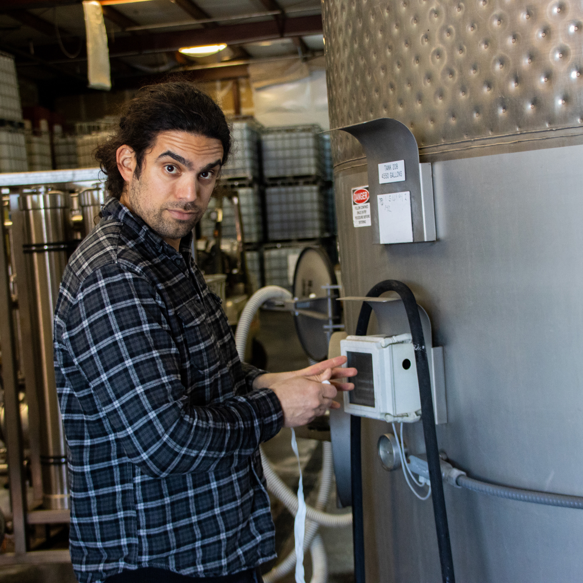 Winemaker Brian Darwazeh