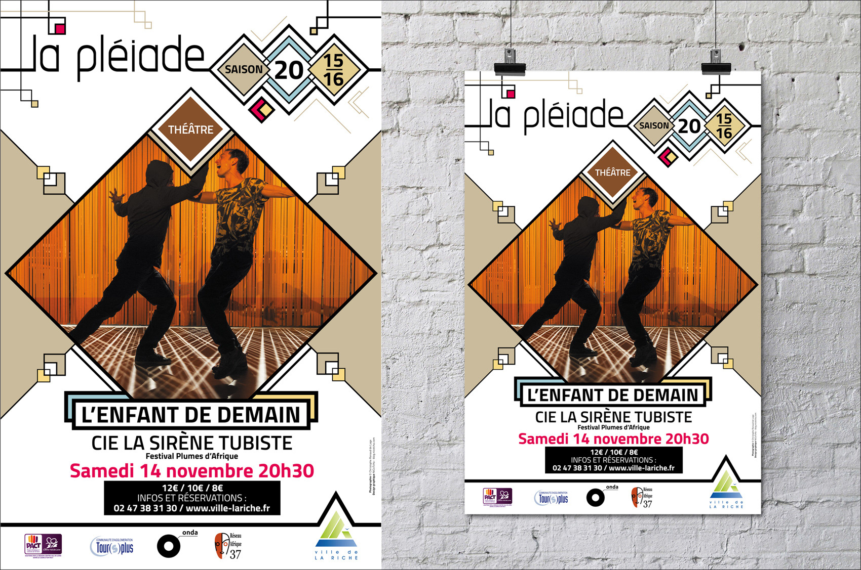 édition 2015/2016 - Affiche spectacle 80x60