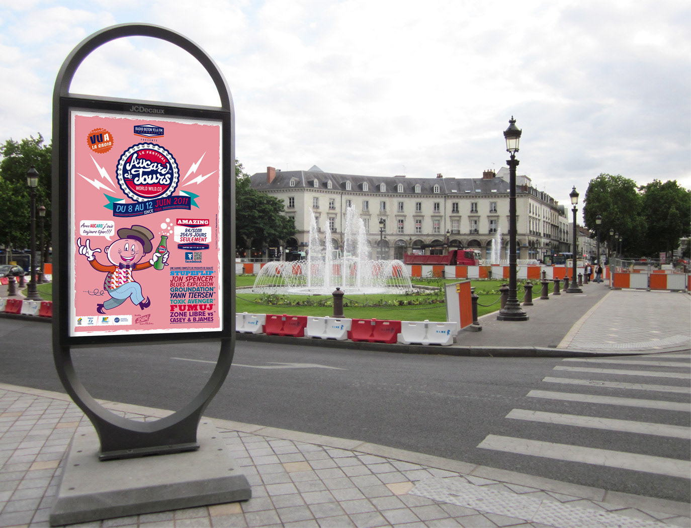 AUCARD DE TOURS 2011 - Affiche 120x176