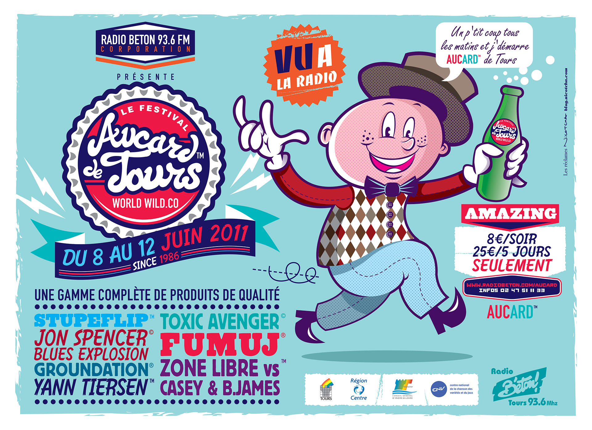 AUCARD DE TOURS 2011 - Affiche 4x3
