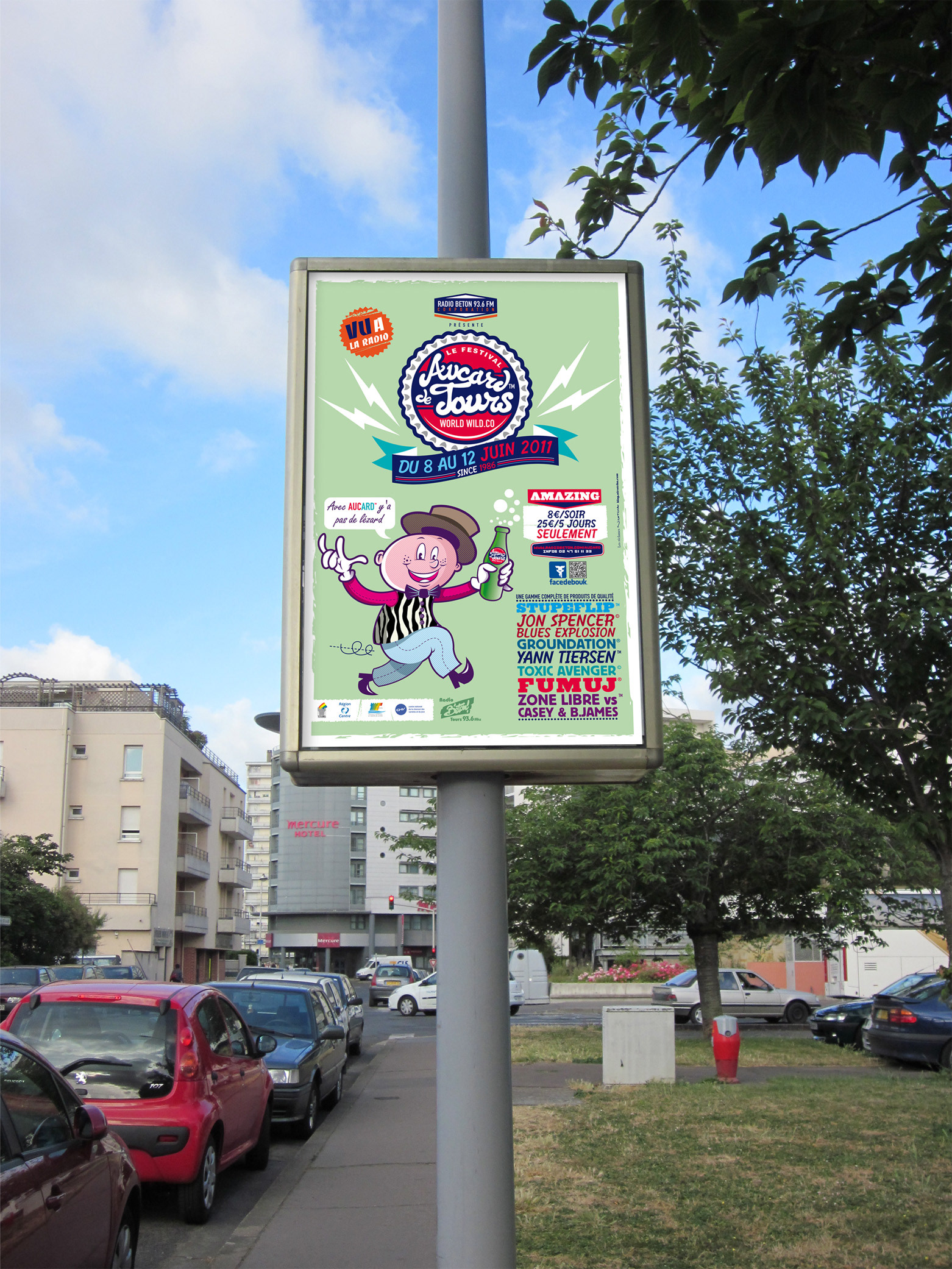 AUCARD DE TOURS 2011 - Affiche 80x120