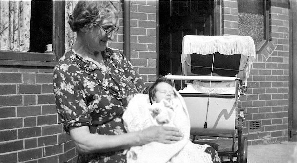 Irene recalls "Lodger stayed in room here and did cleaning - Miss Titmarsh"