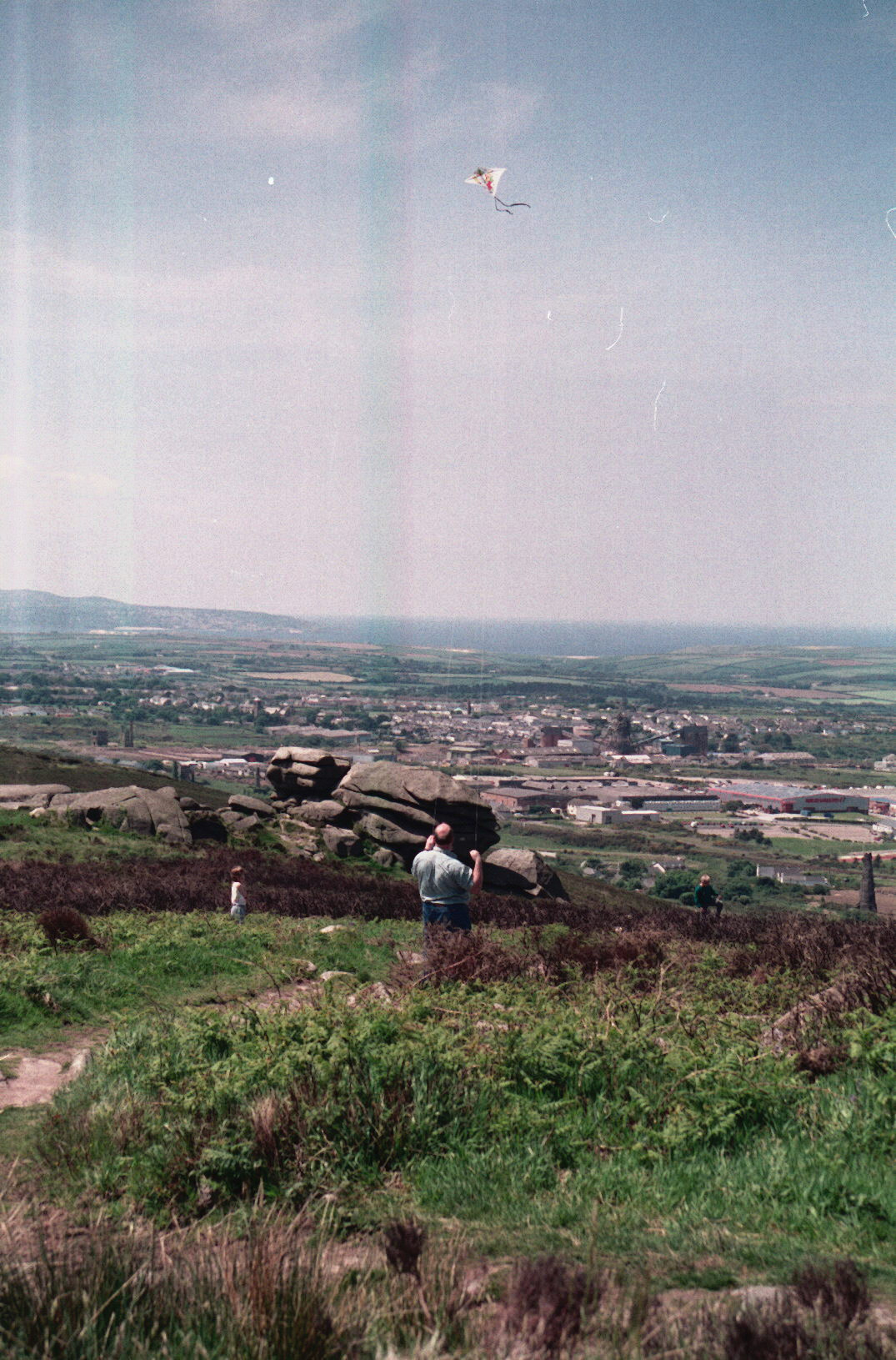 Jamie and Howard went kite flying
