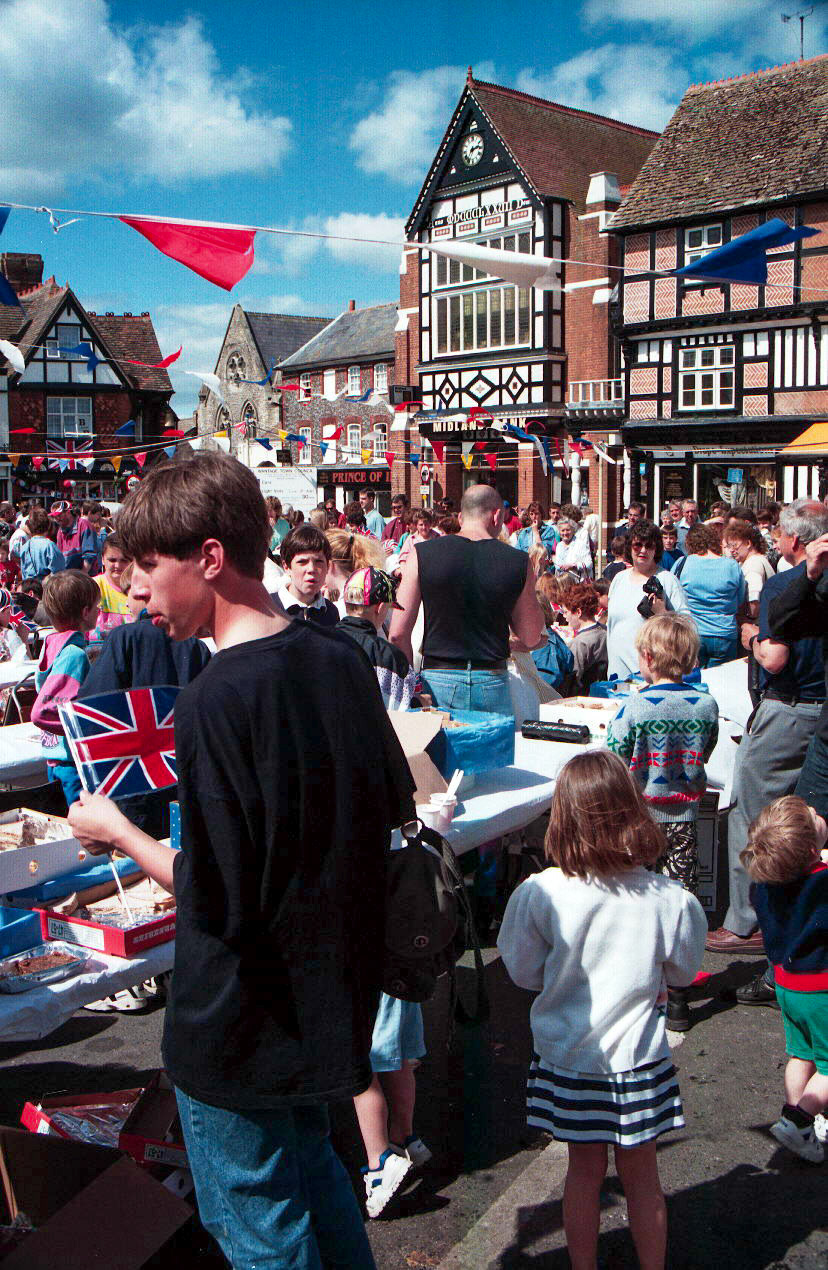 This was VE (Victory in Europe) Day in Wantage