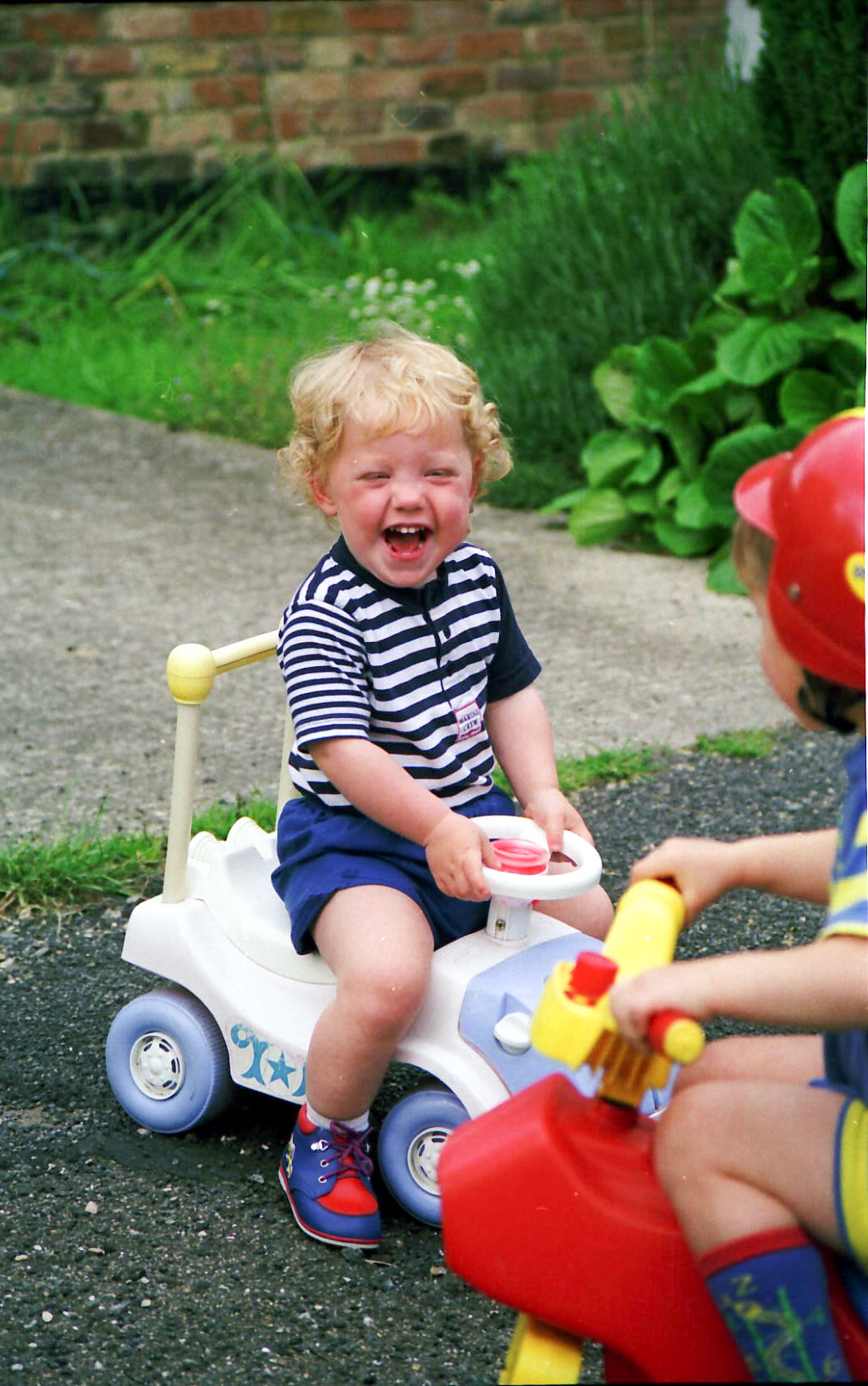 Robert is having a lot of fun!