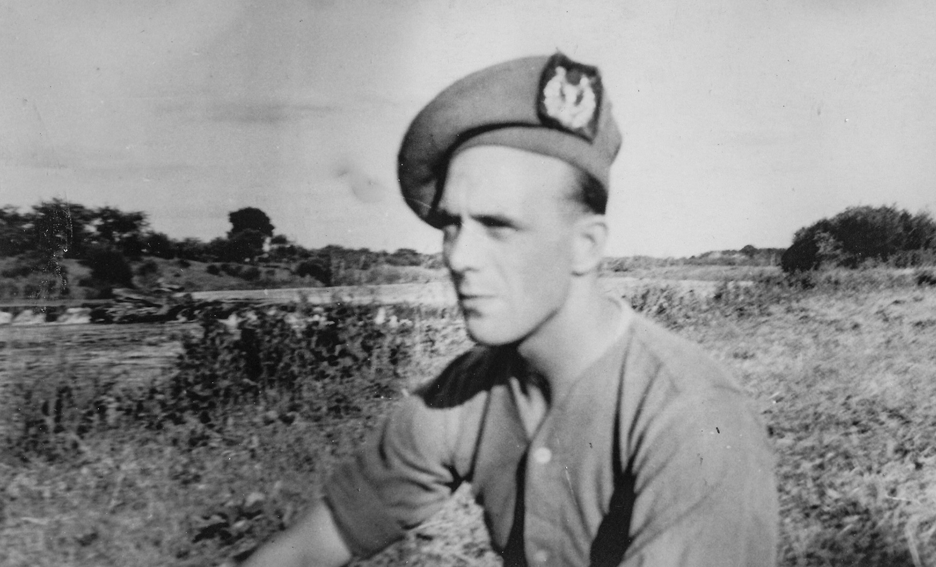"River Lenia, Neustadt, Germany June 16th 1945" John Hill