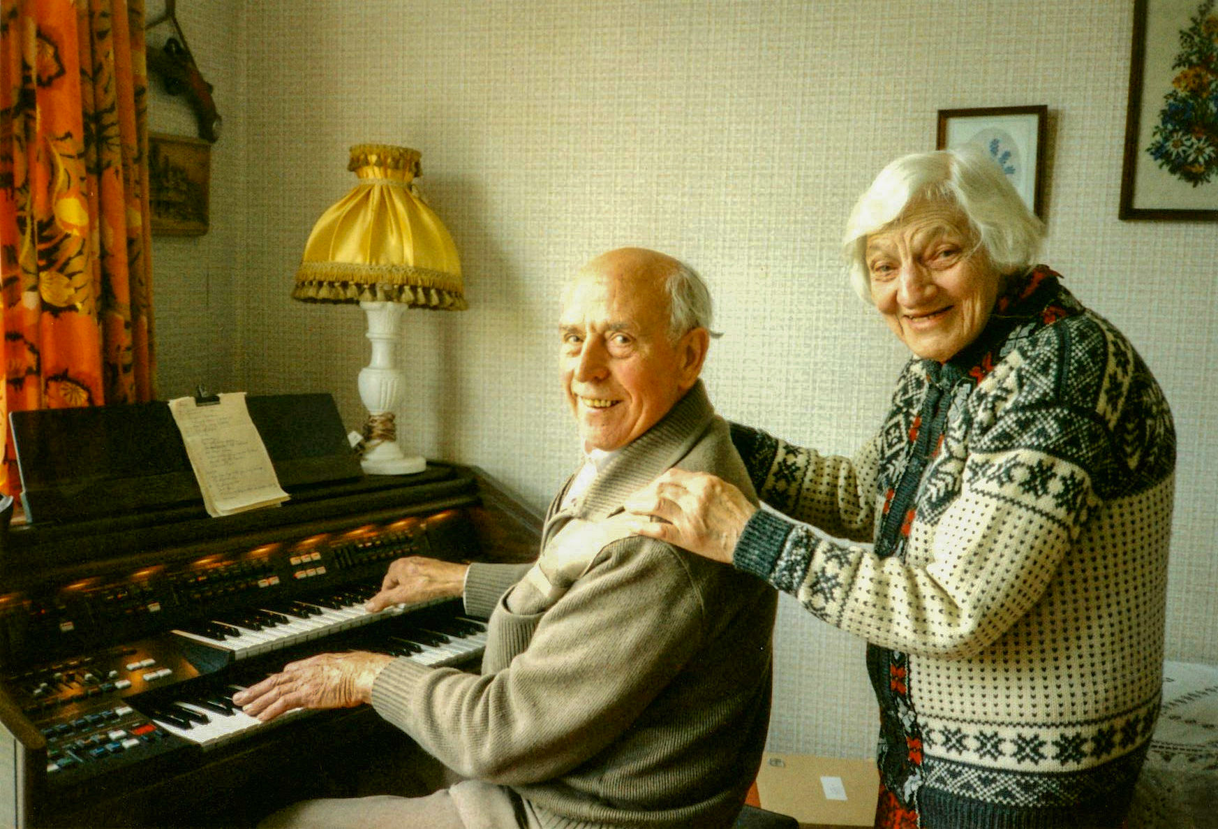Grandad and his fan club