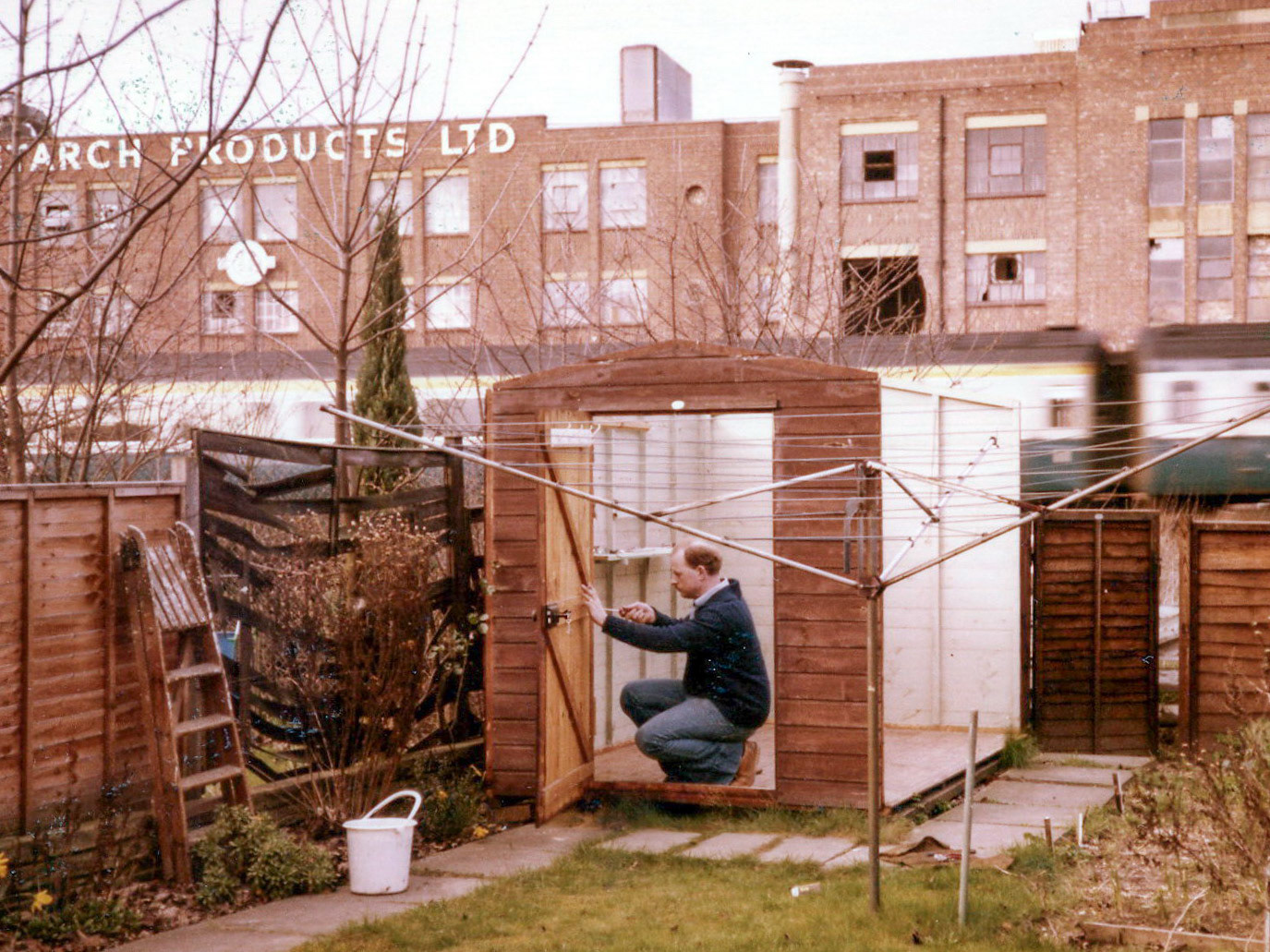 Packing up to move out of 46 Cherry Avenue, Langley, 1981