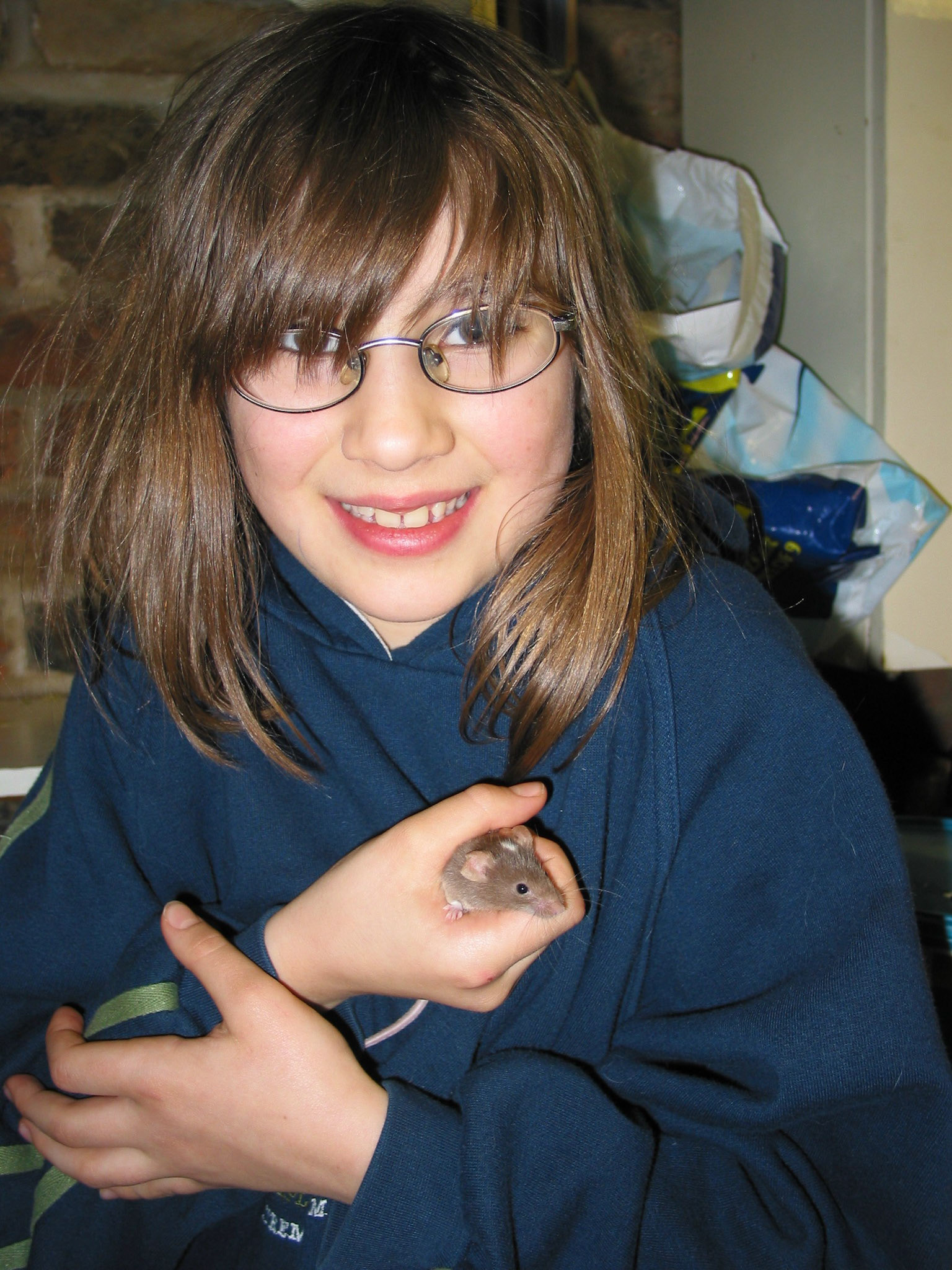 AJ and her mouse
