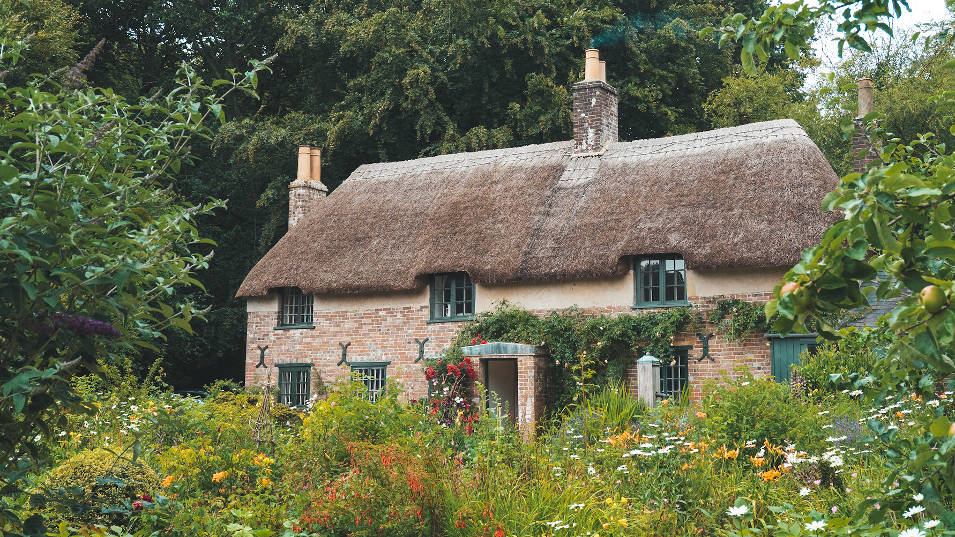 Thomas Hardy's cottage (NT), Higher Bockhampton, Dorset, July 2023