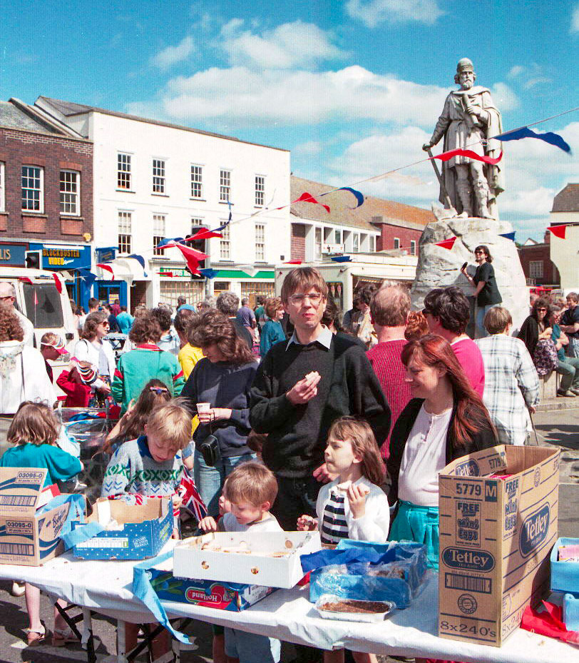 This was VE (Victory in Europe) Day in Wantage