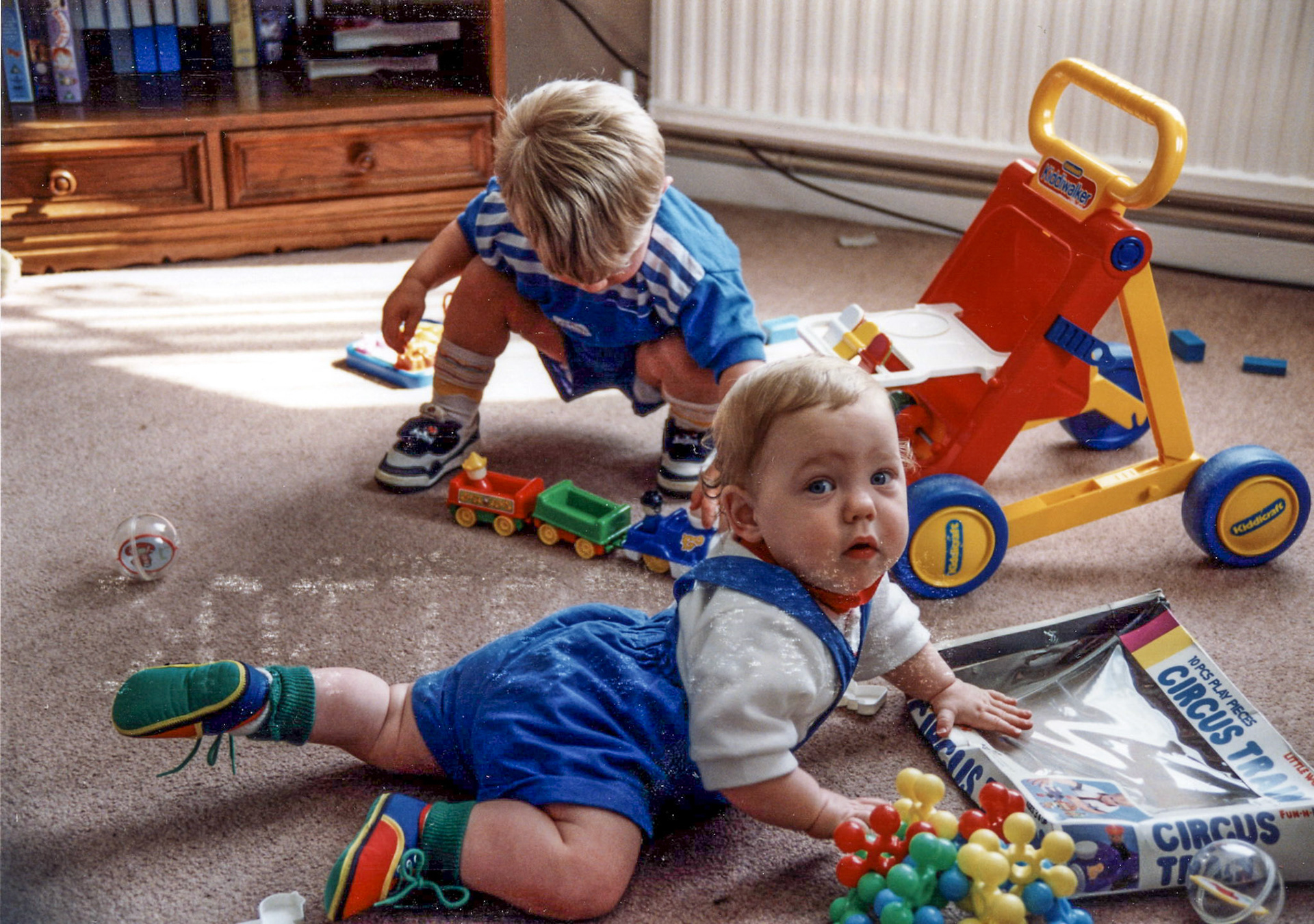 Robert's 1st birthday was at Val Evan's house