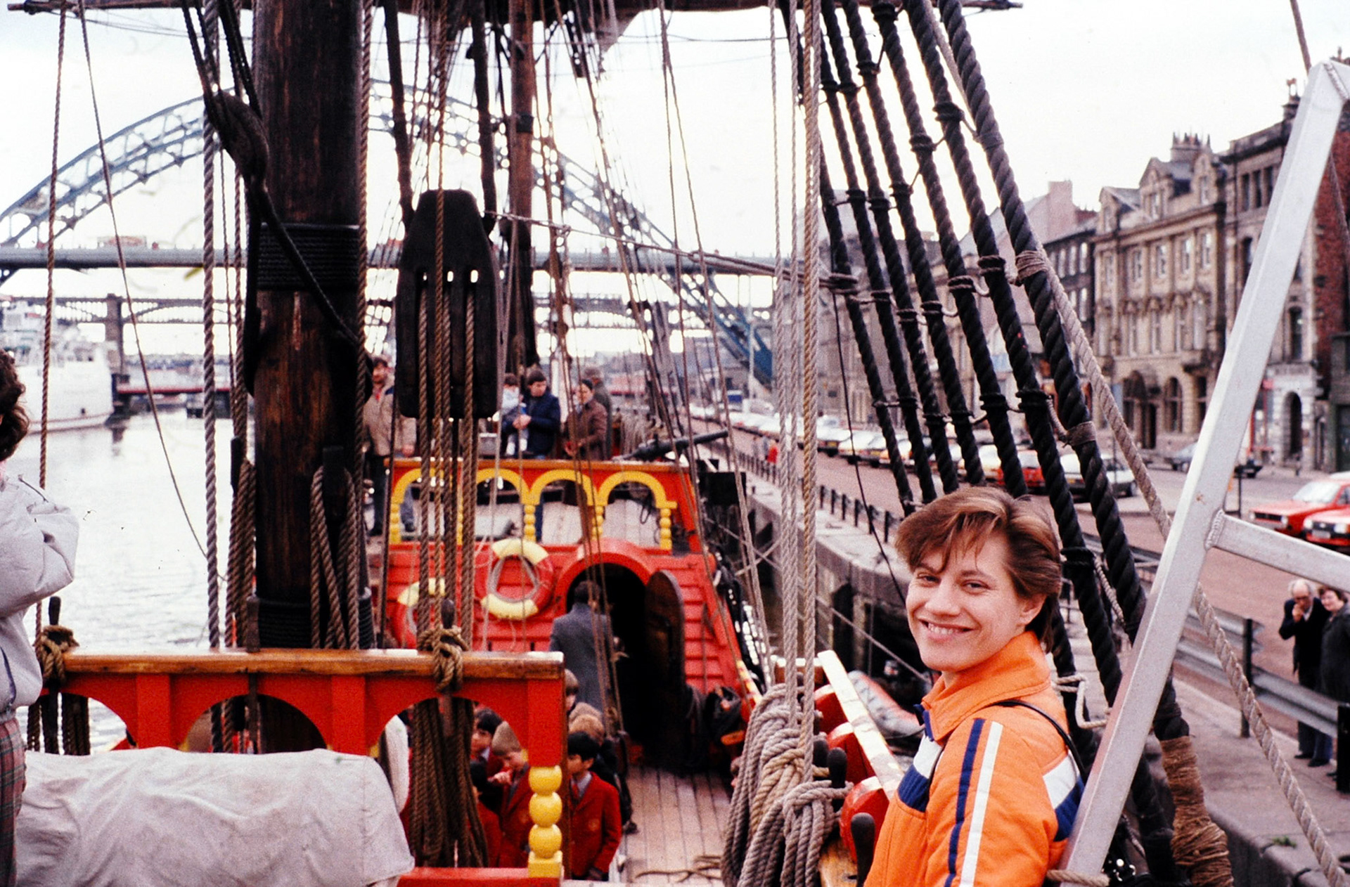 Tall ships on the Tyne