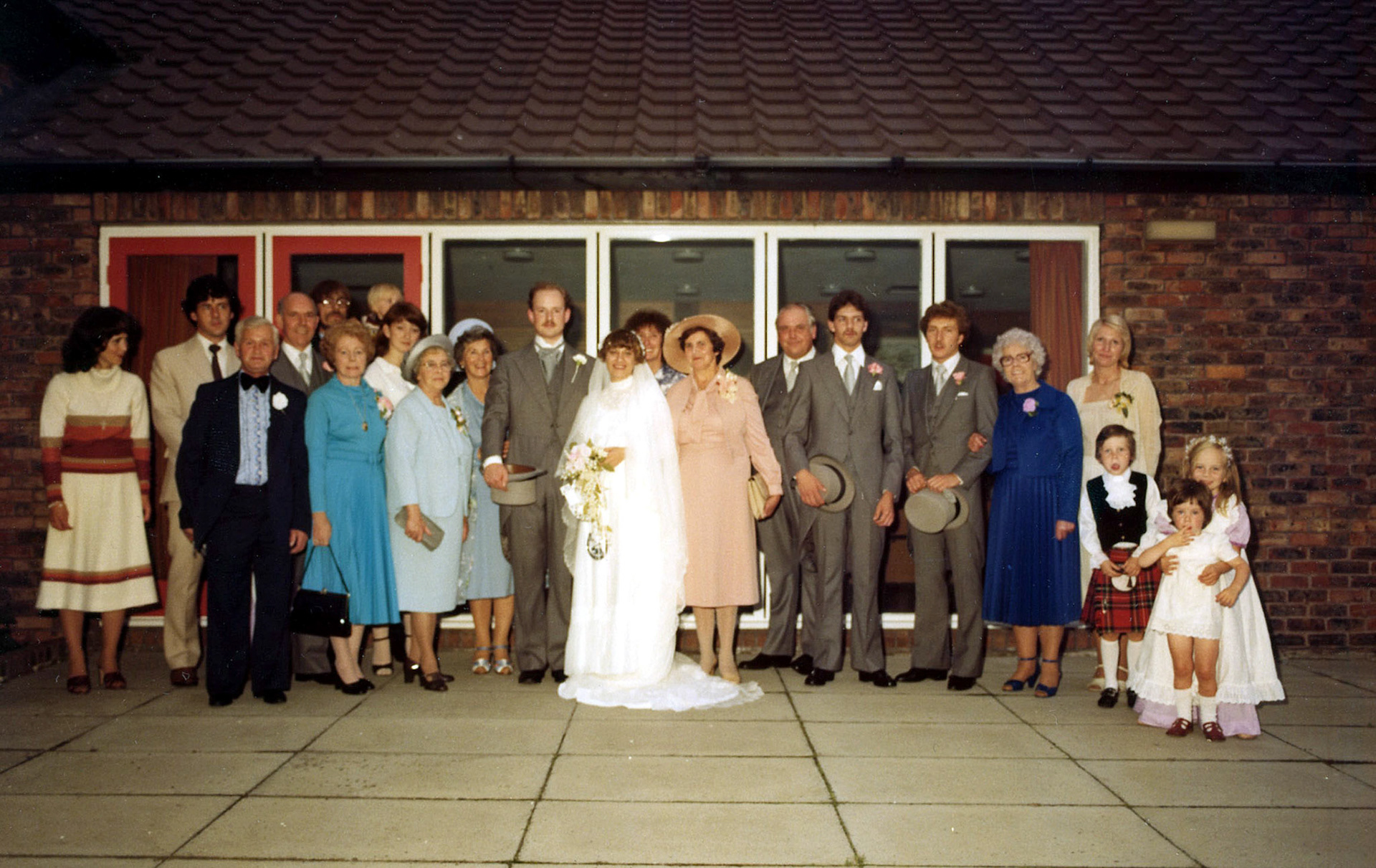 Howard and Lesleys wedding reception