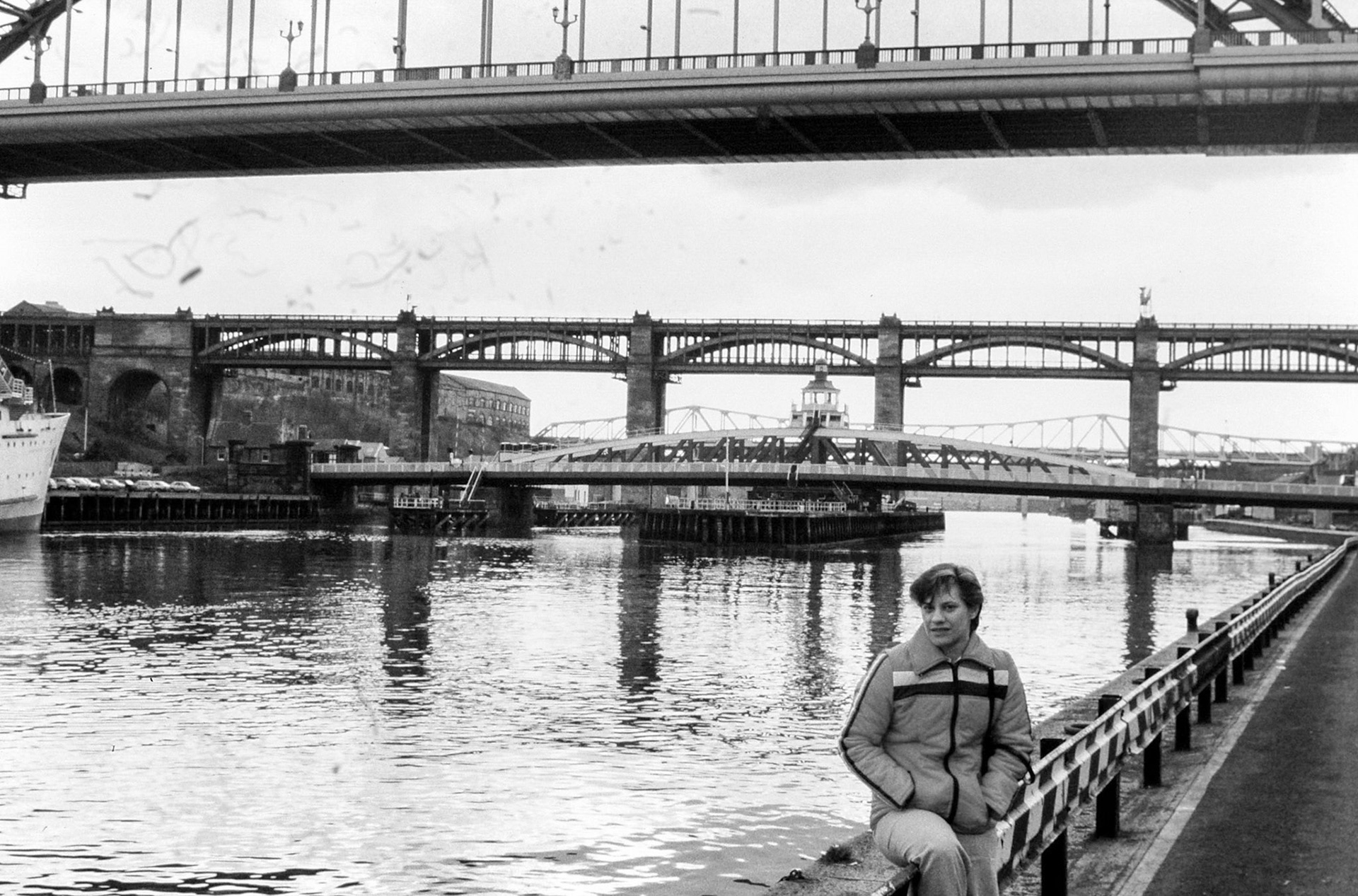 Lesley at Quayside at Newcastle