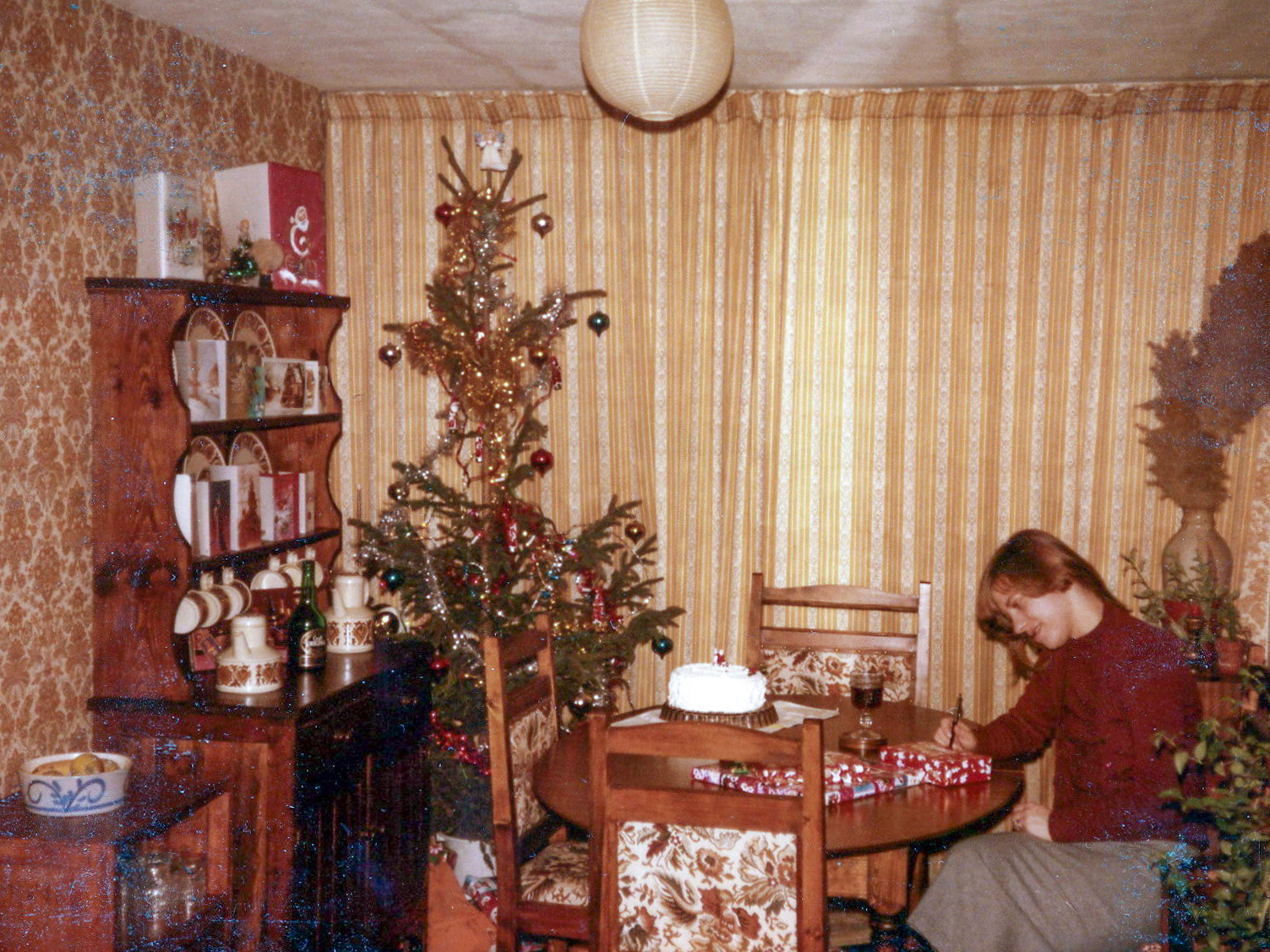 Christmas Eve 1980. First Christmas as Mr and Mrs Hill.