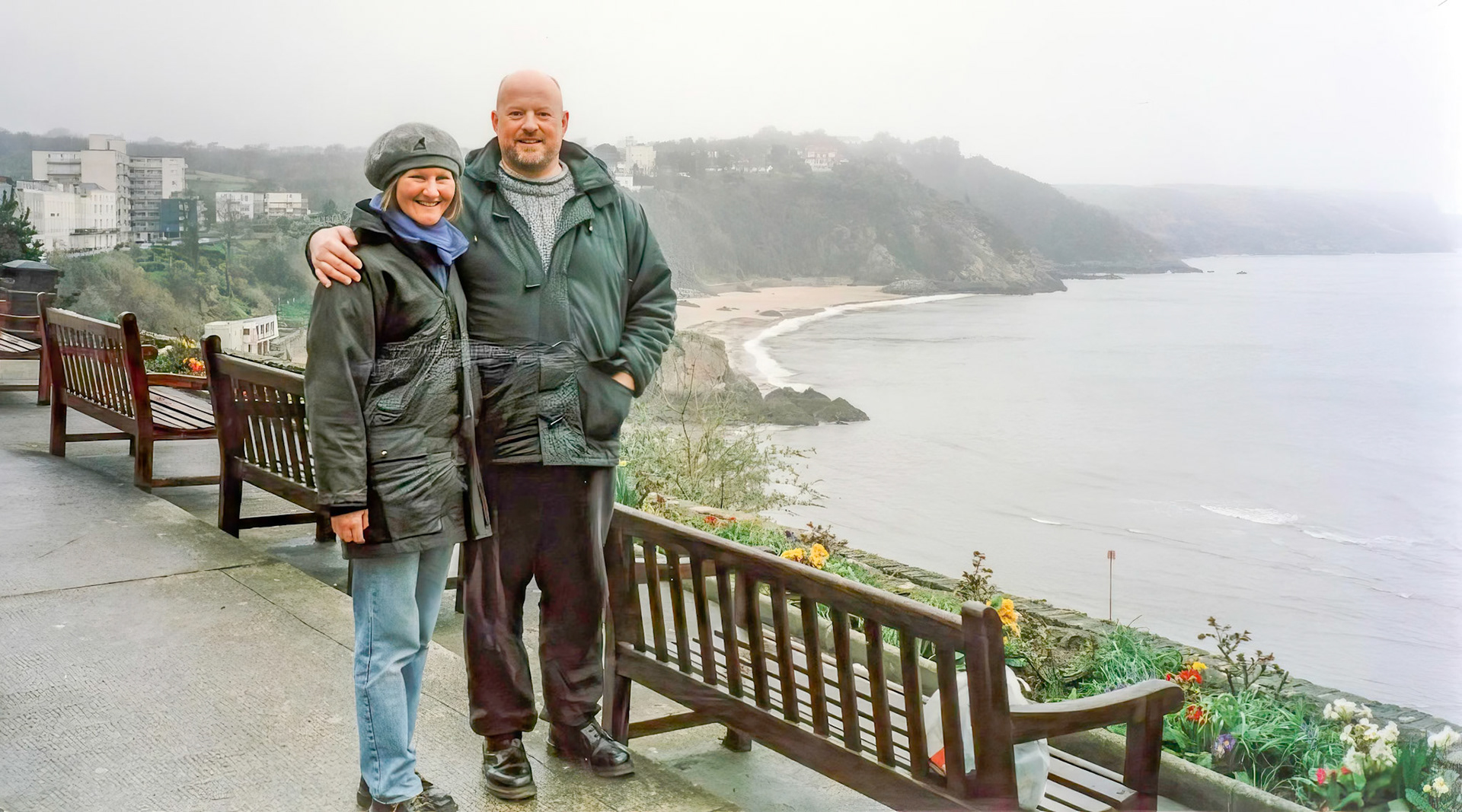 Howard and Annie at Tenby