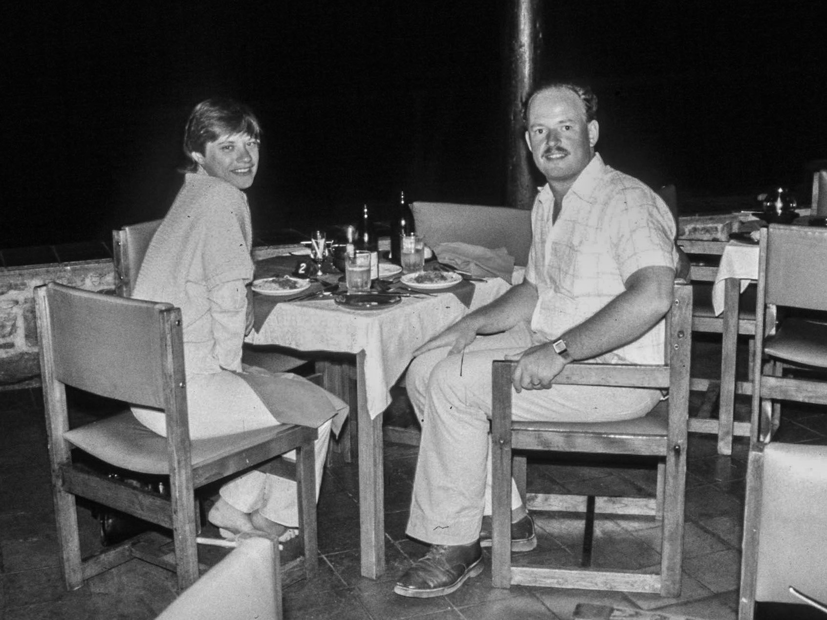 Howard and Lesley Tsavo, Kenya, 1982