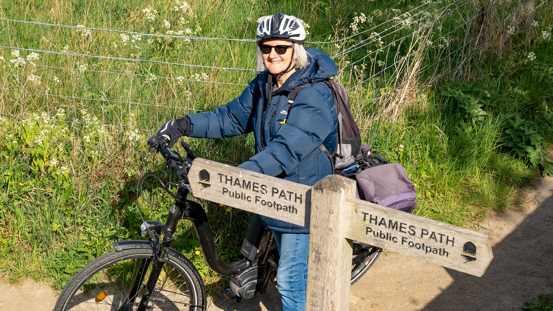 Annie near to Days Lock