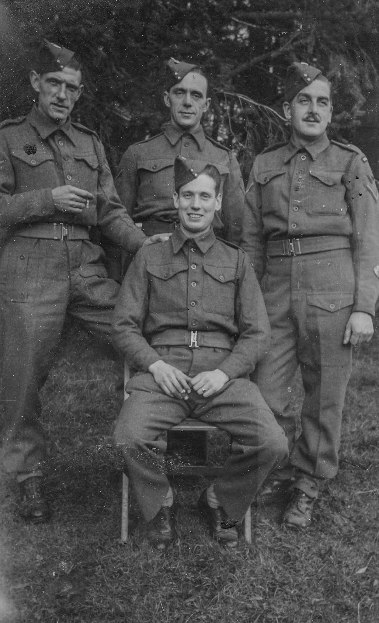 John Hill and his army pals