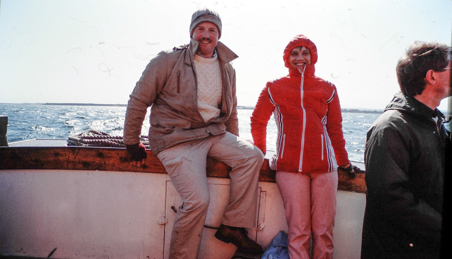 On the boat to the Farne Islands