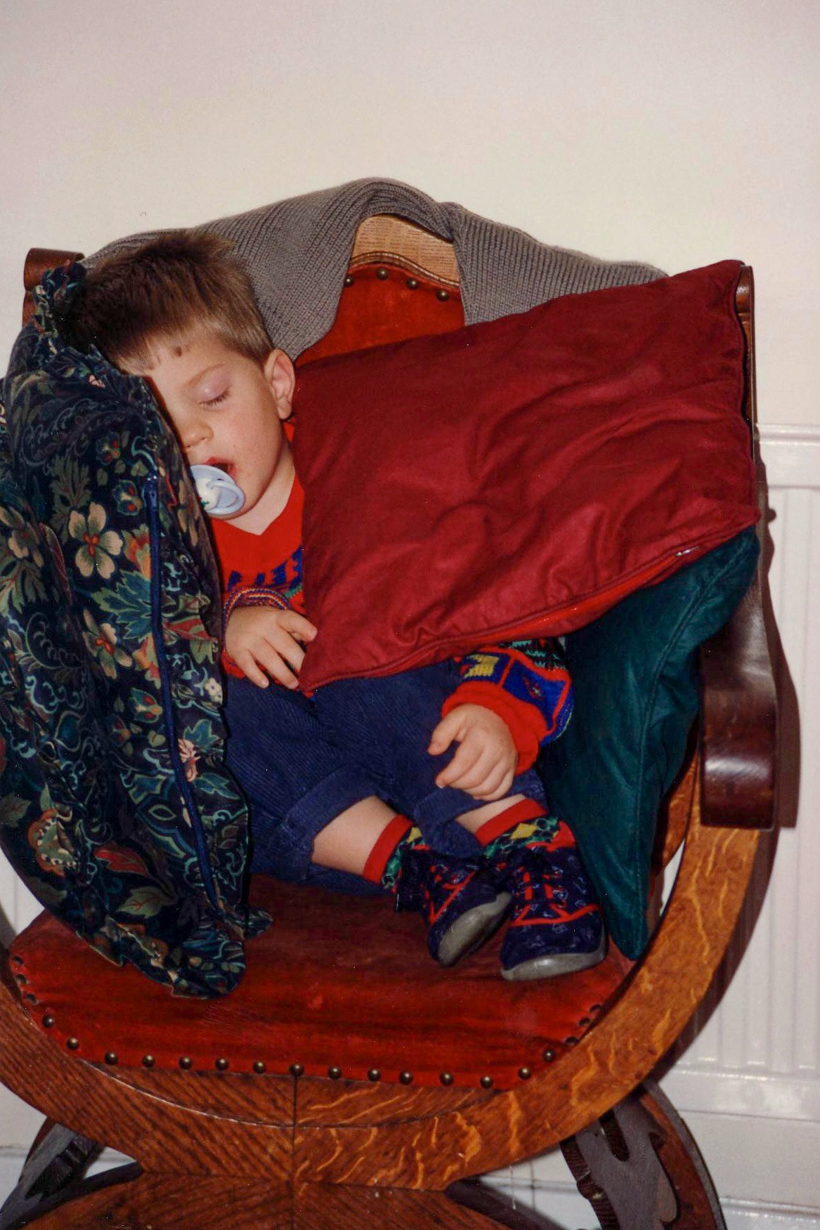 Little man, you've had a busy day