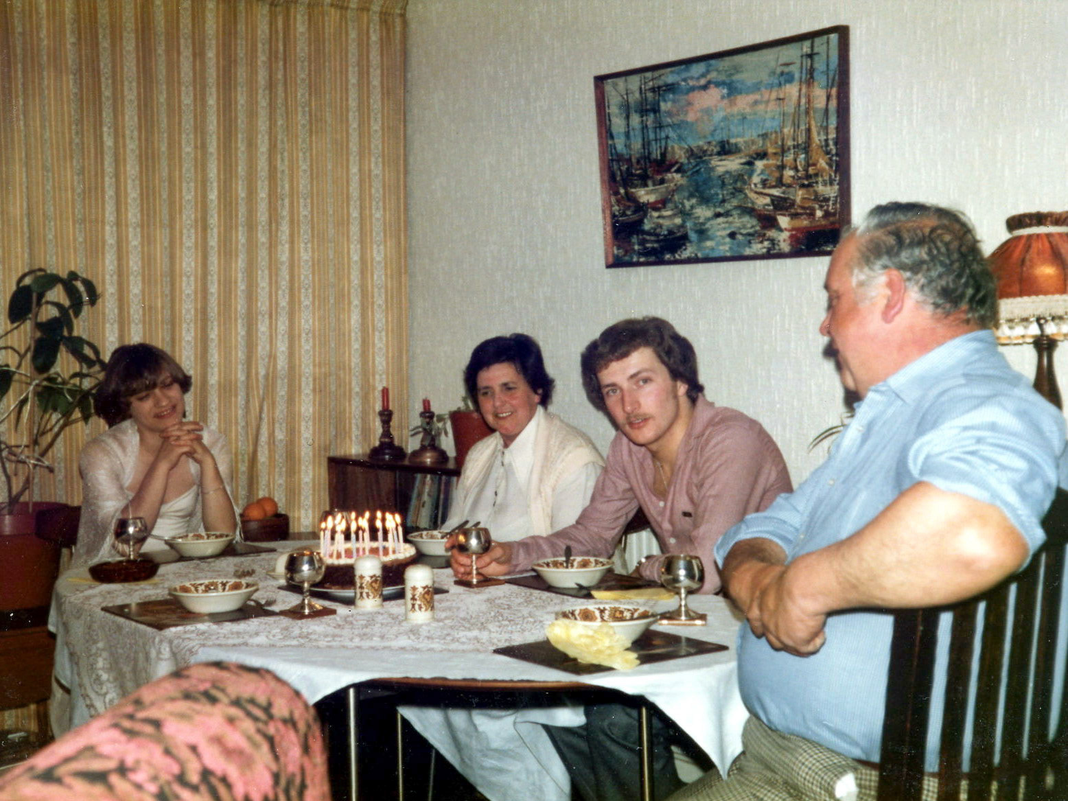 Lesleys 20th birthday, May 29th 1980