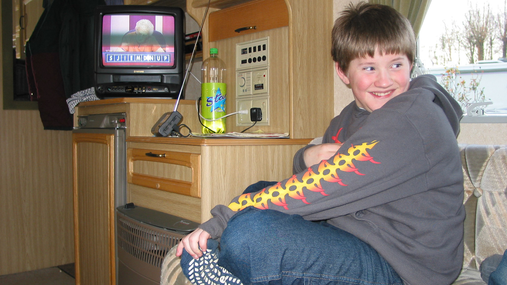 Staying in the caravan