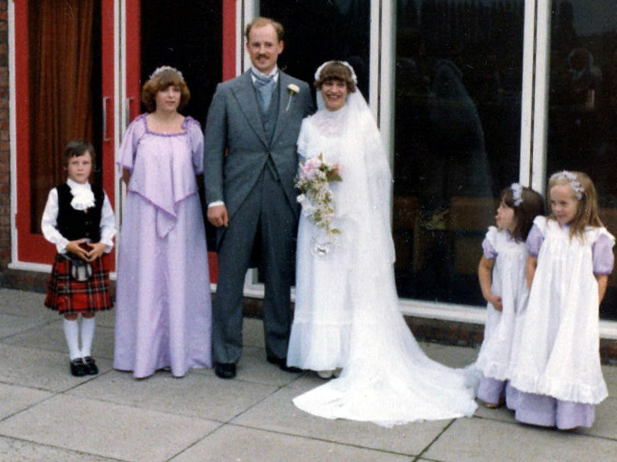 Howard and Lesleys wedding reception