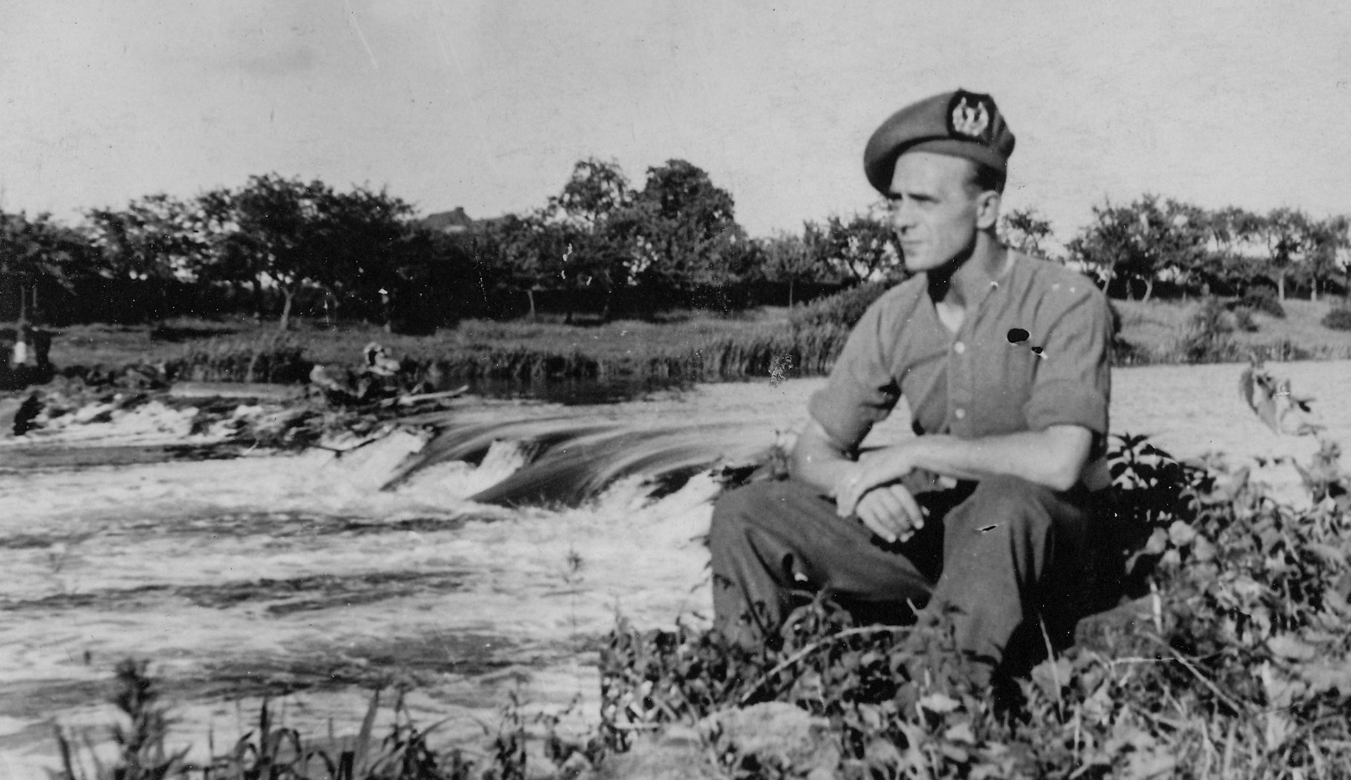 "River Lenia, Neustadt, Germany June 16th 1945" John Hill