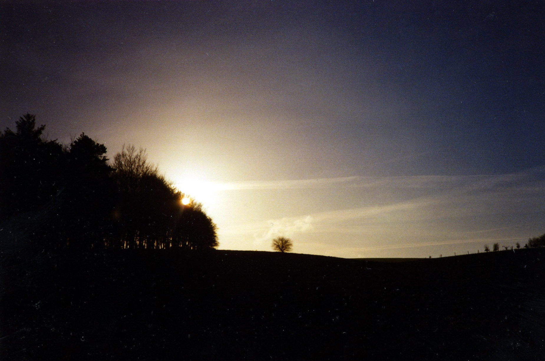 Evening draws in