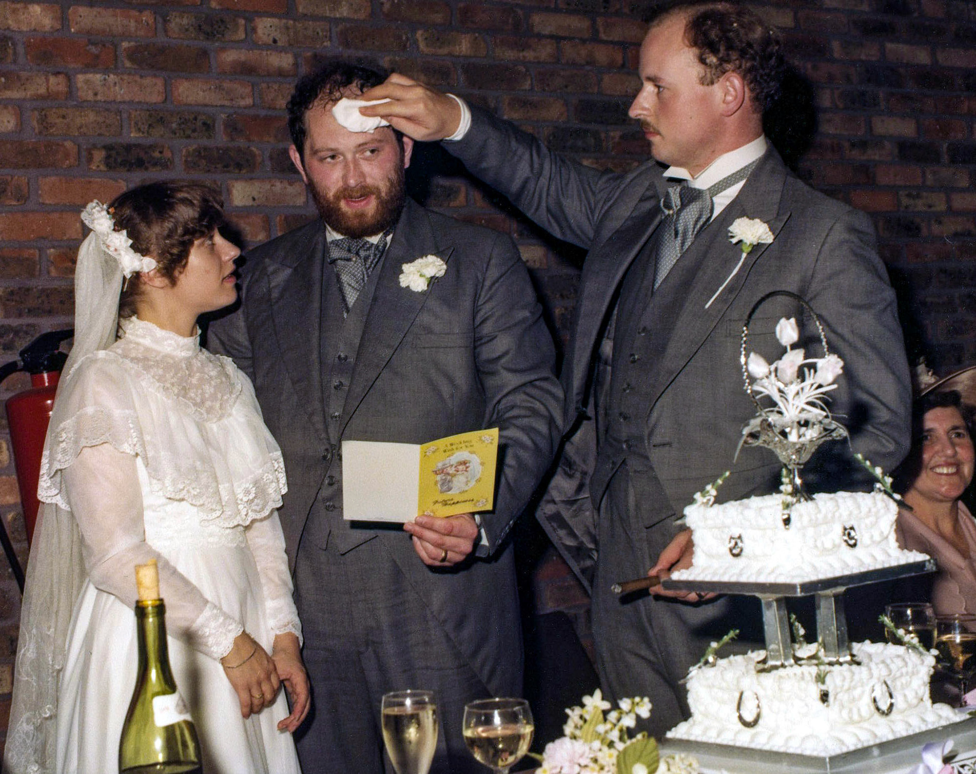 Howard and Lesleys wedding reception