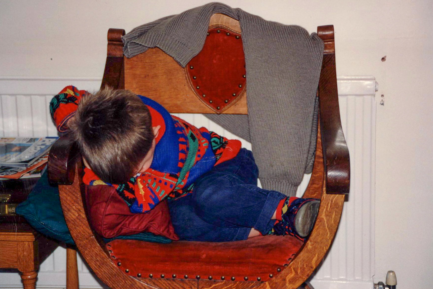 Little man, you've had a busy day