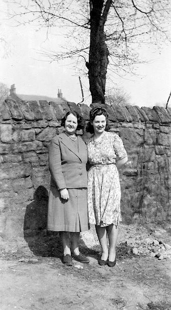 Irene recalls "The wall outside of the front of 47 Bishops Road"