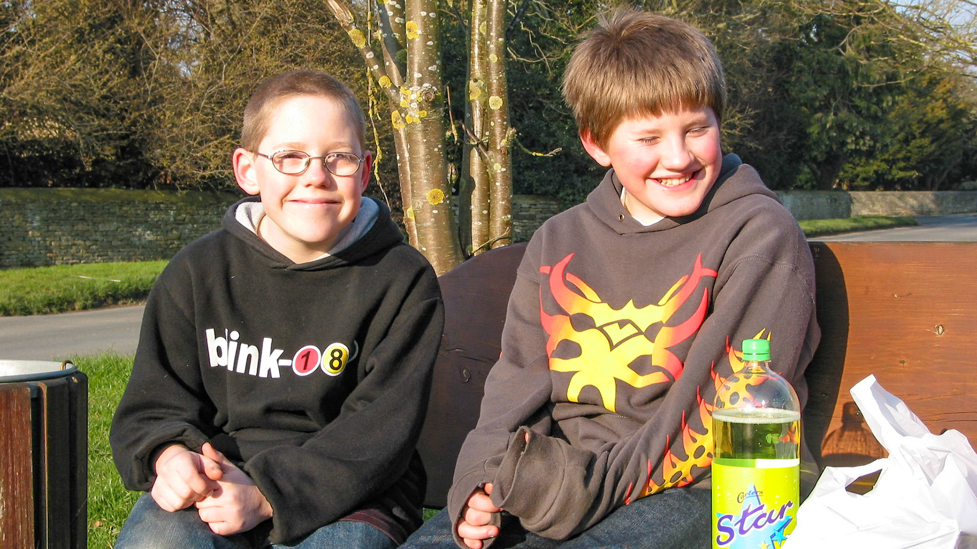 Pop and sweeties for the boys
